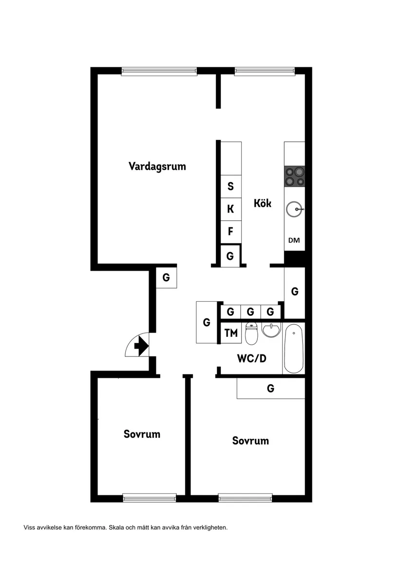 Bostadsrätt, Nygatan 82A, Centralt, Trelleborg , Trelleborg