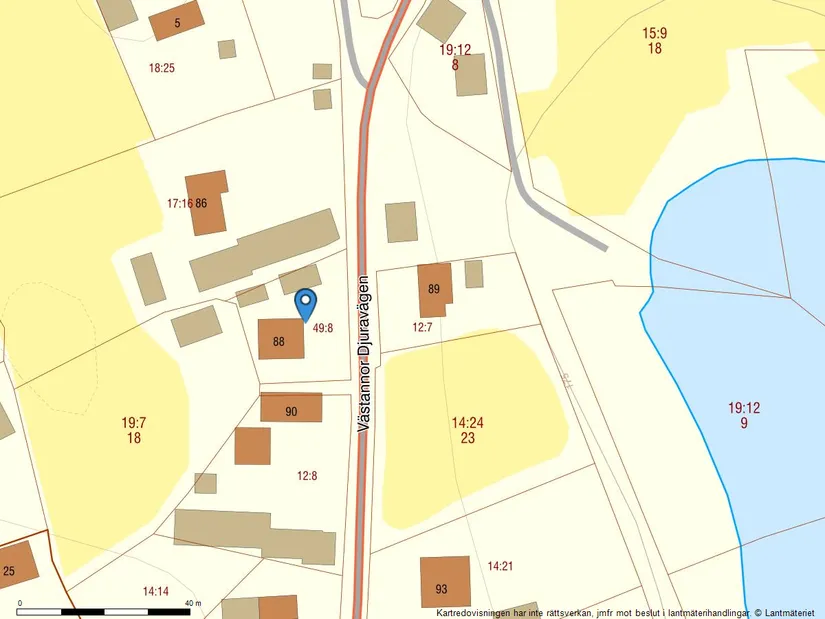 Villa, Västannor Djuravägen 88, Häradsbygden, Gärde, Västannor och Smedby, Leksand