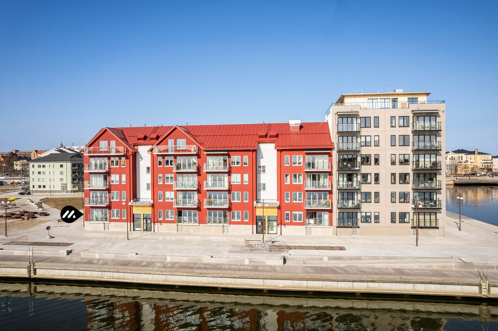 Bostadsrätt, Fernes Gränd 3e, Centralt-Kattvikskajen, Hudiksvall