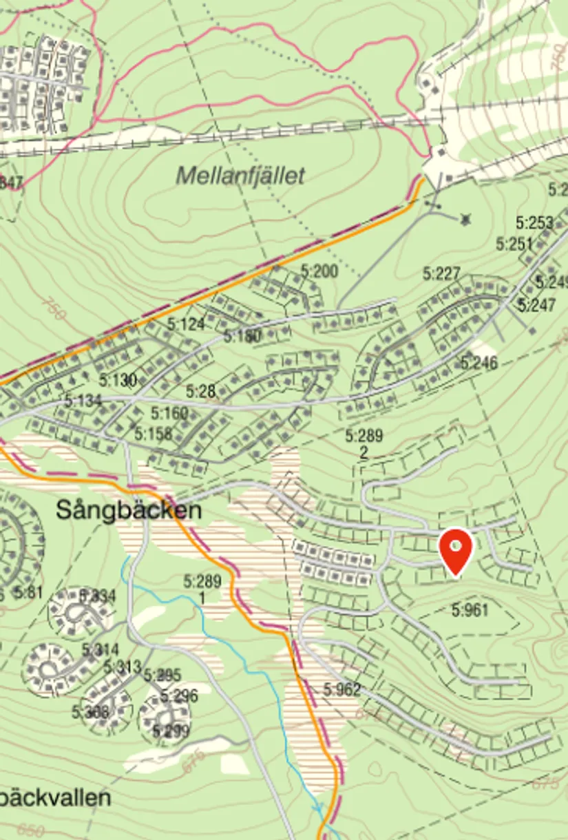 Fritidshus, Lingonvägen 7, Sångbäcksvallen, Berg