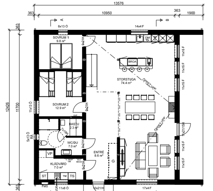 Fritidshus, Lingonvägen 7, Sångbäcksvallen, Berg