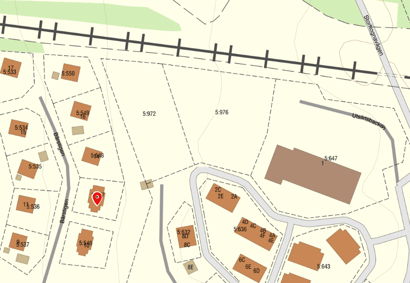 Fritidshus, Bärstigen 12, Storhogna, Berg