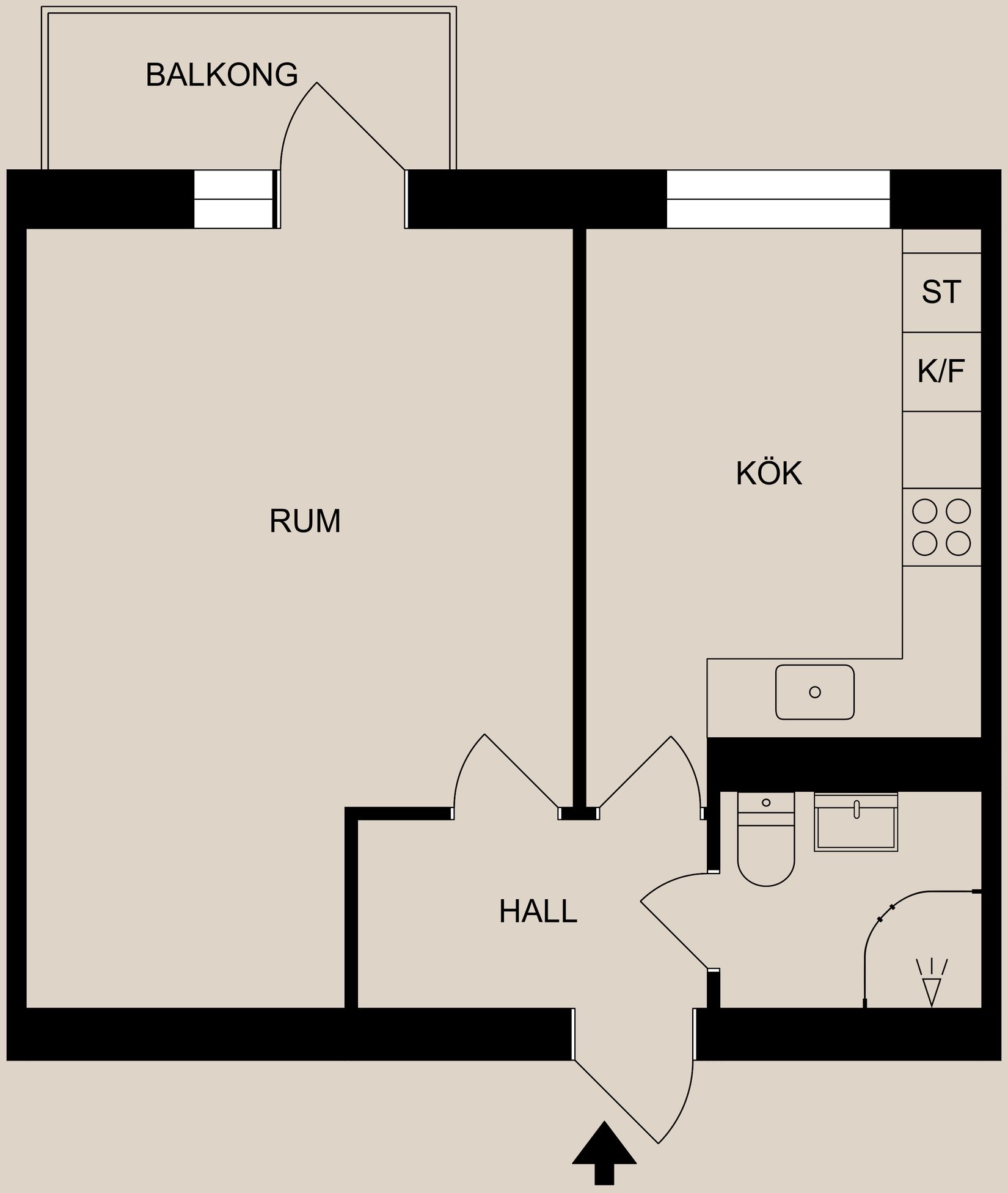 Bostadsrätt, Stockholmsvägen 13C, Norrköping