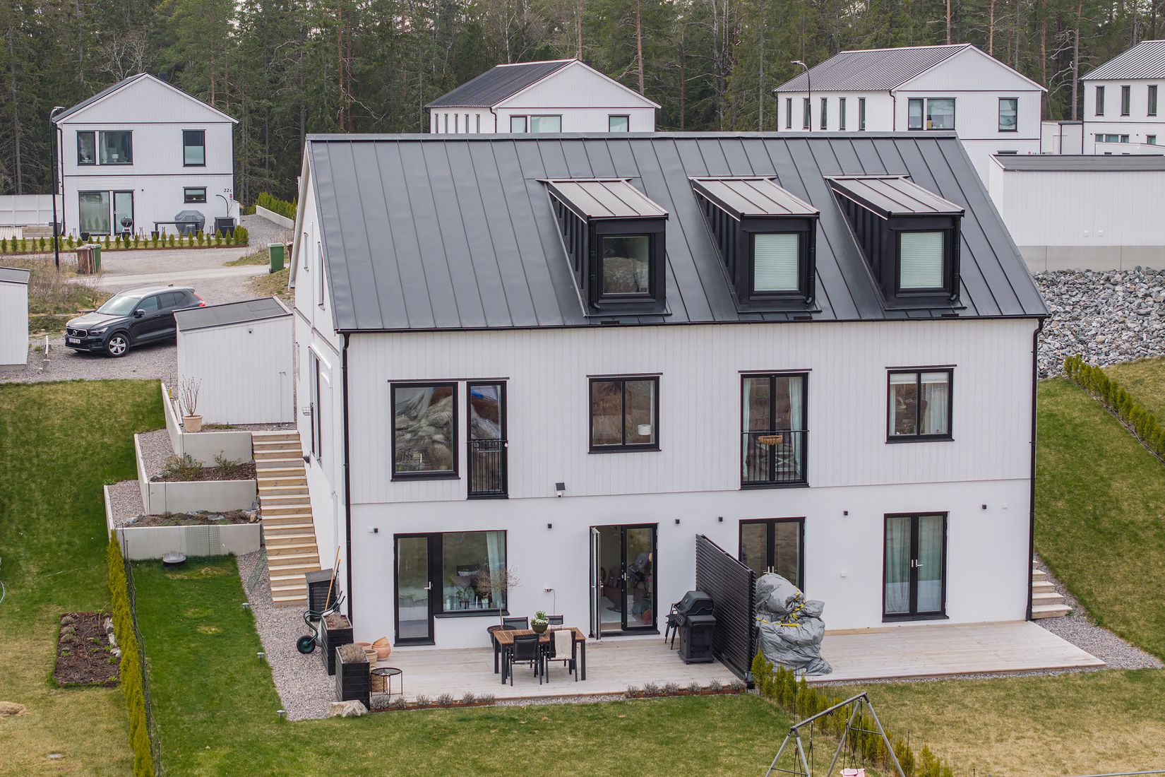 Radhus, Österängsvägen 23B, Gladö Kvarn, Huddinge