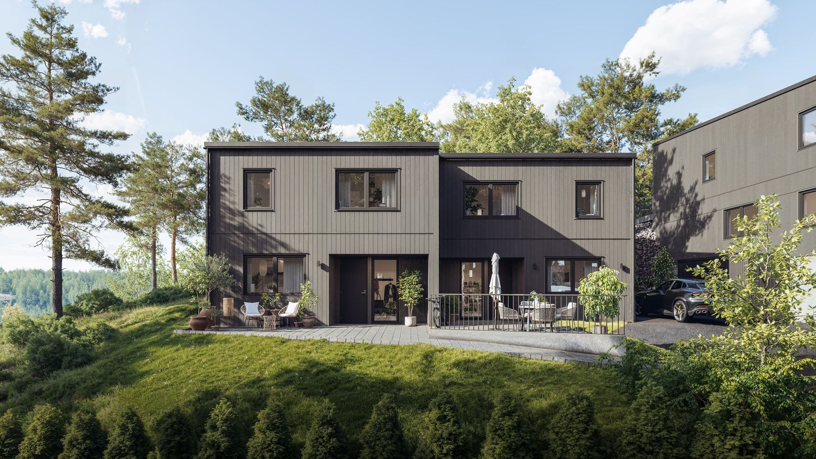 Bostadsrätt, Radhus, Långsjövägen 51B (parhus 2), Trollbäcken, Tyresö