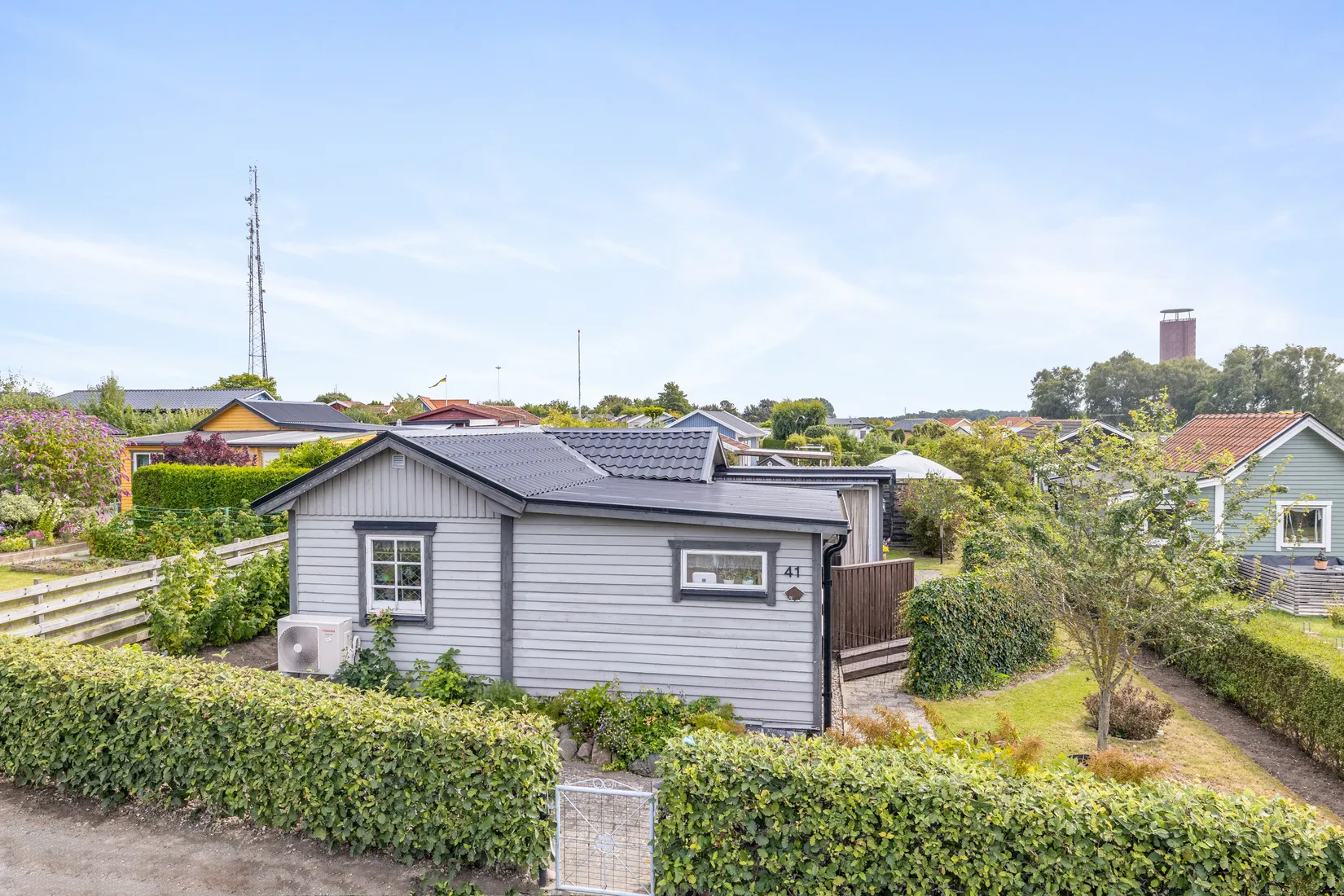 Fritidshus, Rosengången 41, Östra Sommarstadens Koloniområde, Ystad