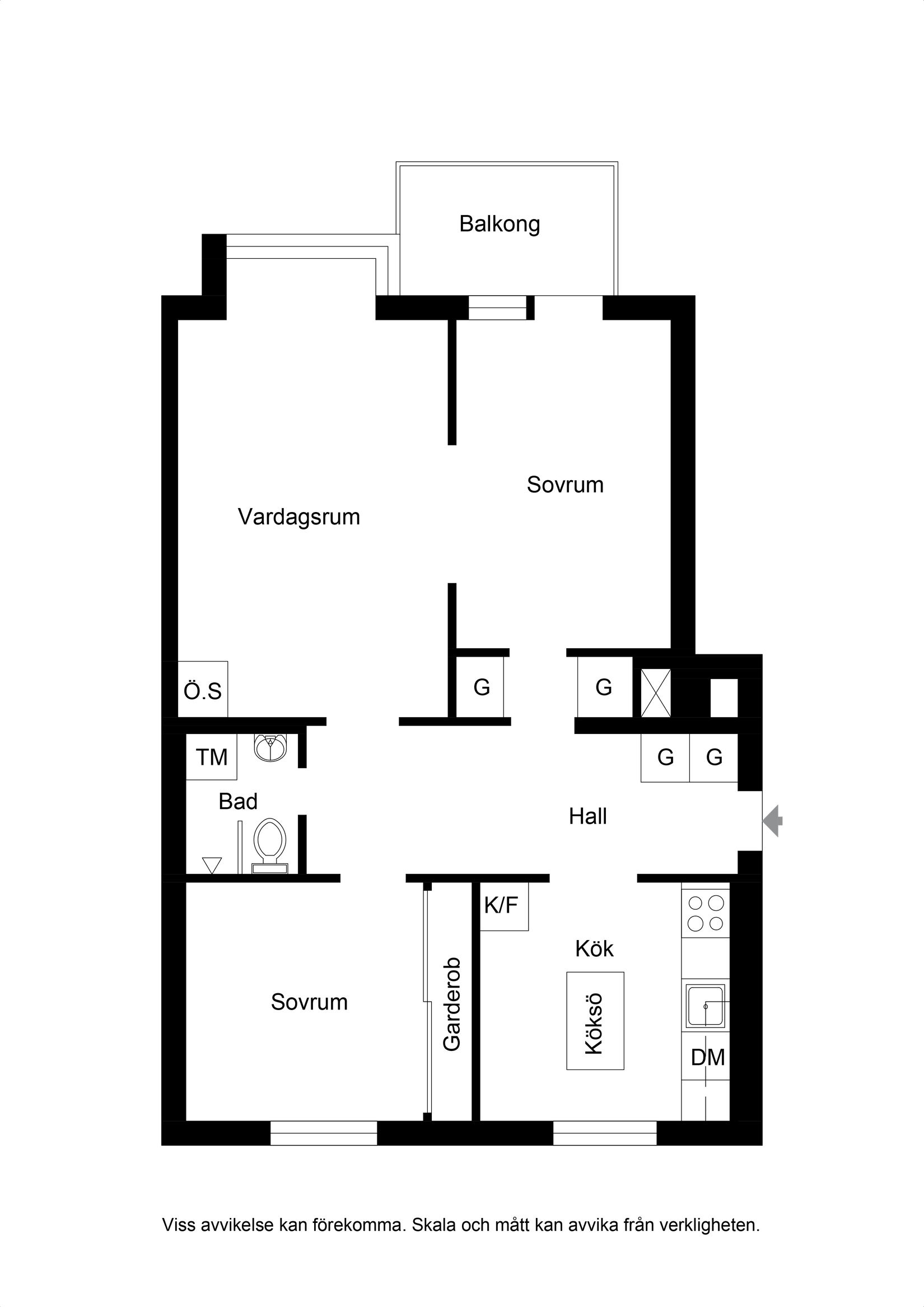 Bostadsrätt, Bangatan 7A, Huvudsta, Solna