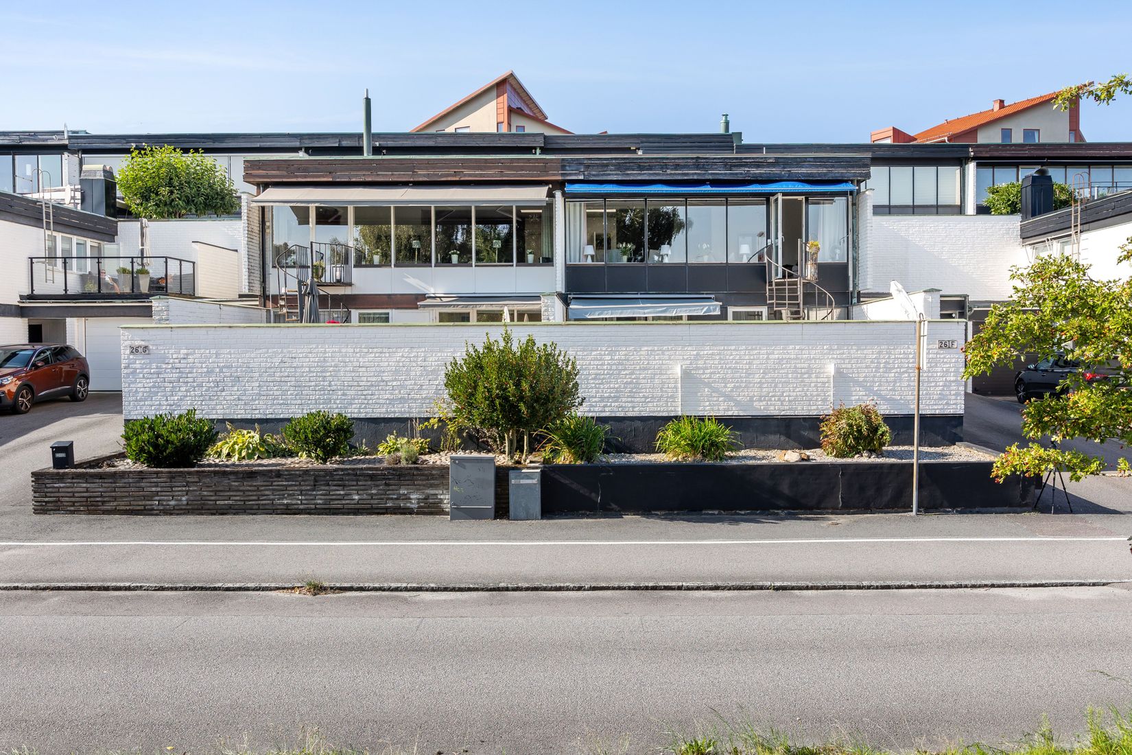 Villa, Radhus, Söndrumsvägen 26F, Rotorp, Halmstad