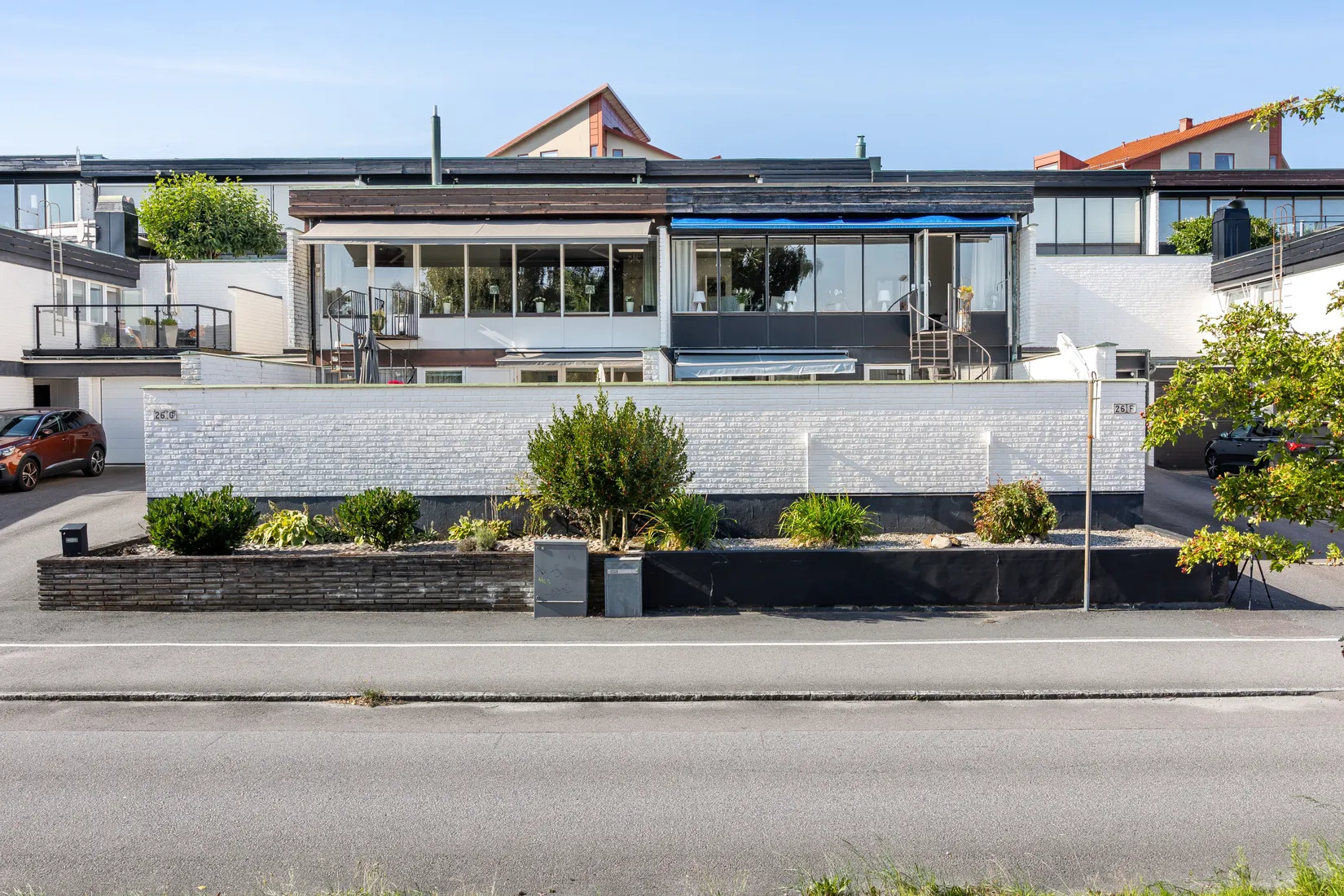 Villa, Radhus, Söndrumsvägen 26F, Rotorp, Halmstad
