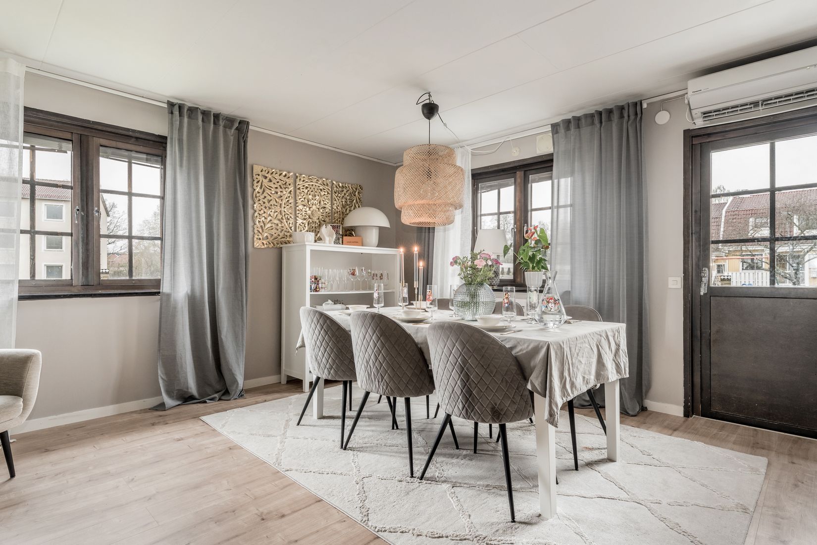 Radhus, Scheelegatan 12A, Sanden, Flen