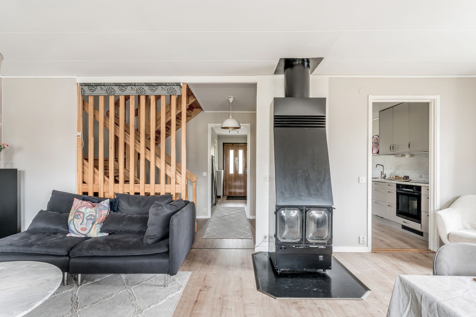 Radhus, Scheelegatan 12A, Sanden, Flen