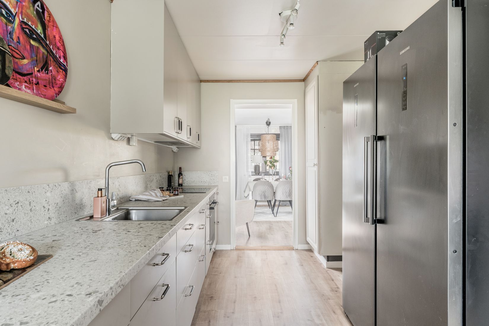 Radhus, Scheelegatan 12A, Sanden, Flen