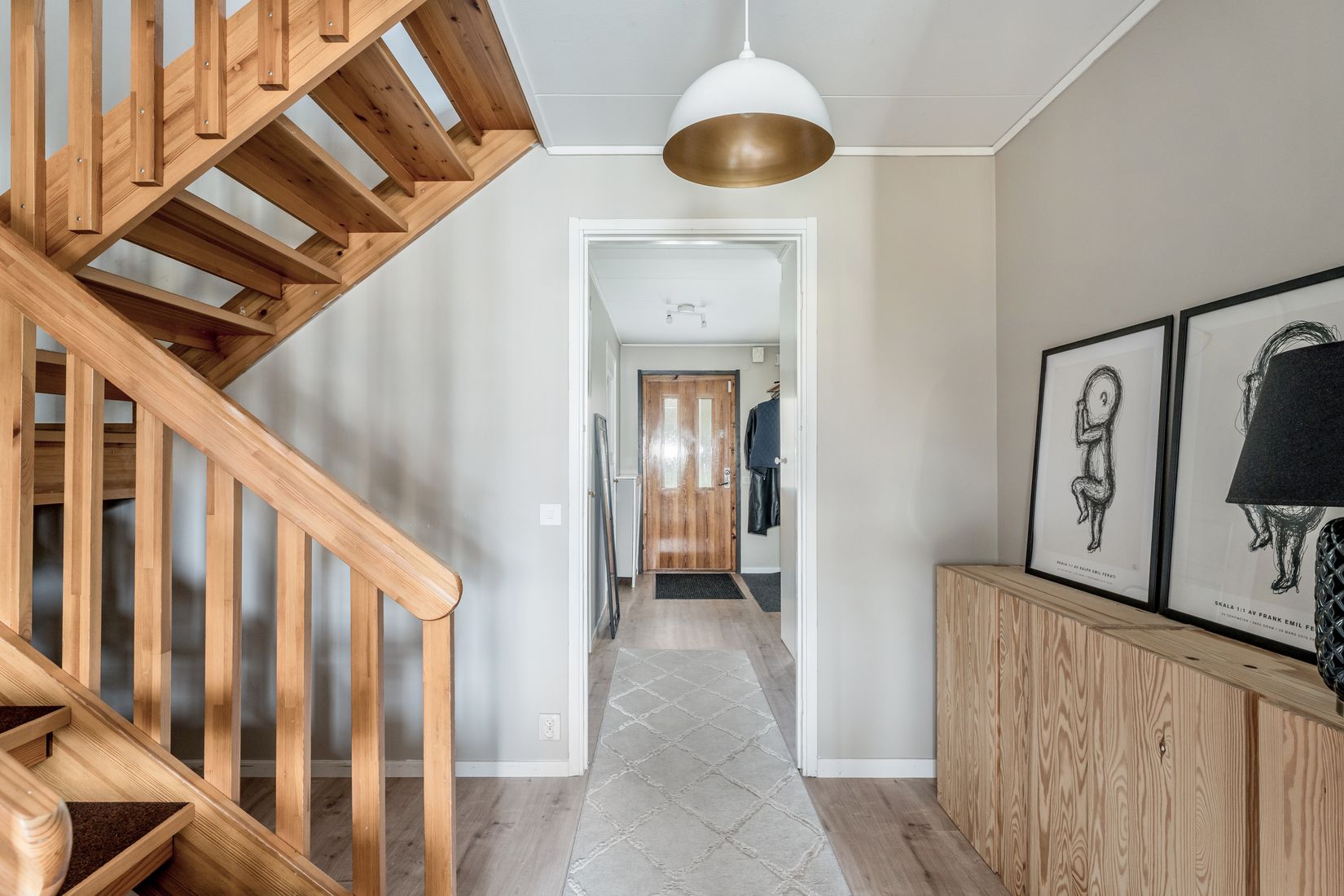 Radhus, Scheelegatan 12A, Sanden, Flen