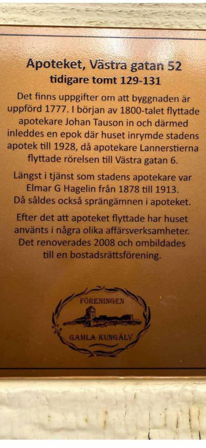 Villa, Västra gatan 52A, Centrum, Kungälv