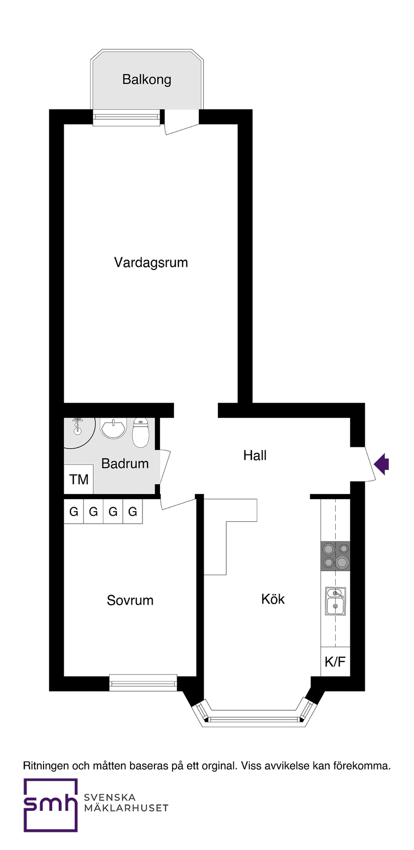 Bostadsrätt, Blomstergatan 19, Gideonsberg, Västerås