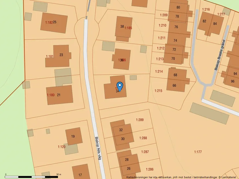 Villa, Biskop Nils väg 34, Stäket, Järfälla