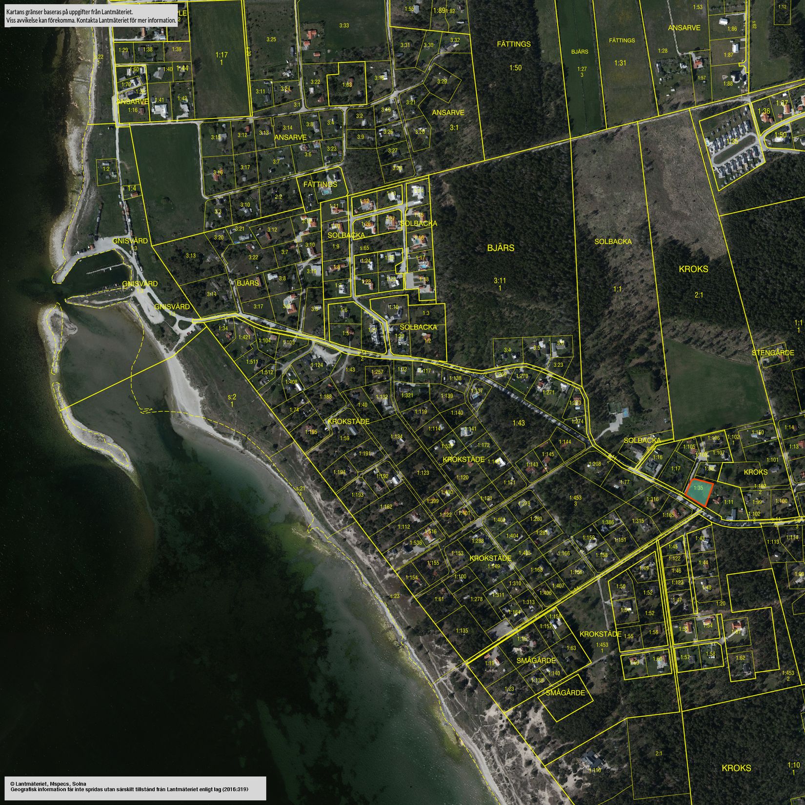 Tomt, Solmyrvägen 2, Gnisvärd - Västra Gotland, Gotland