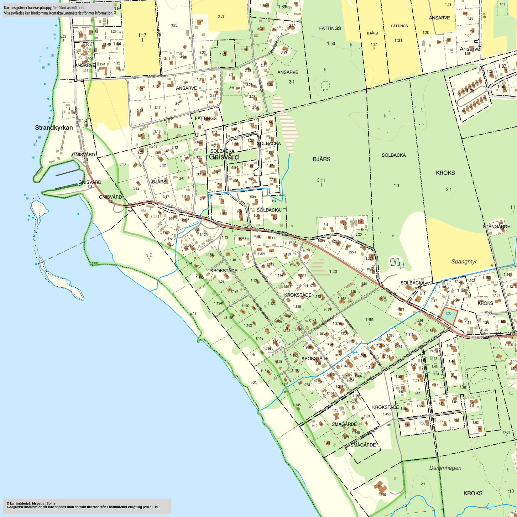 Tomt, Solmyrvägen 2, Gnisvärd - Västra Gotland, Gotland