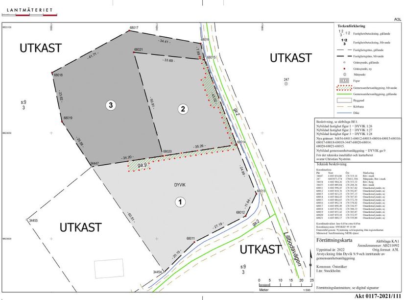 Tomt, Lillbodavägen 24A, Österåker