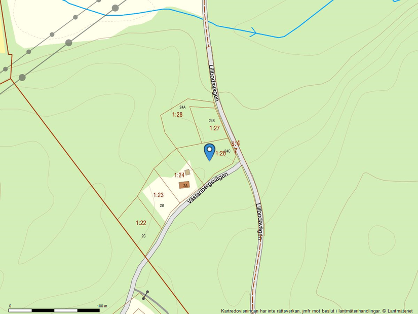 Tomt, Lillbodavägen 24C, Österåker