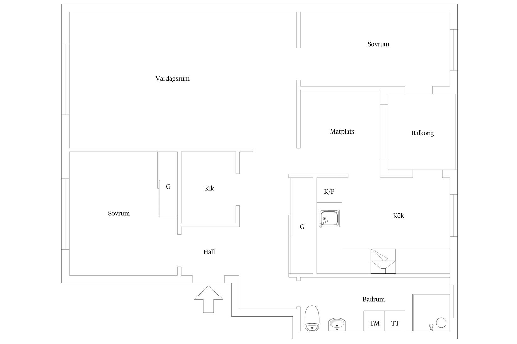 Bostadsrätt, Frontgatan 8C, Fredriksdal, Helsingborg