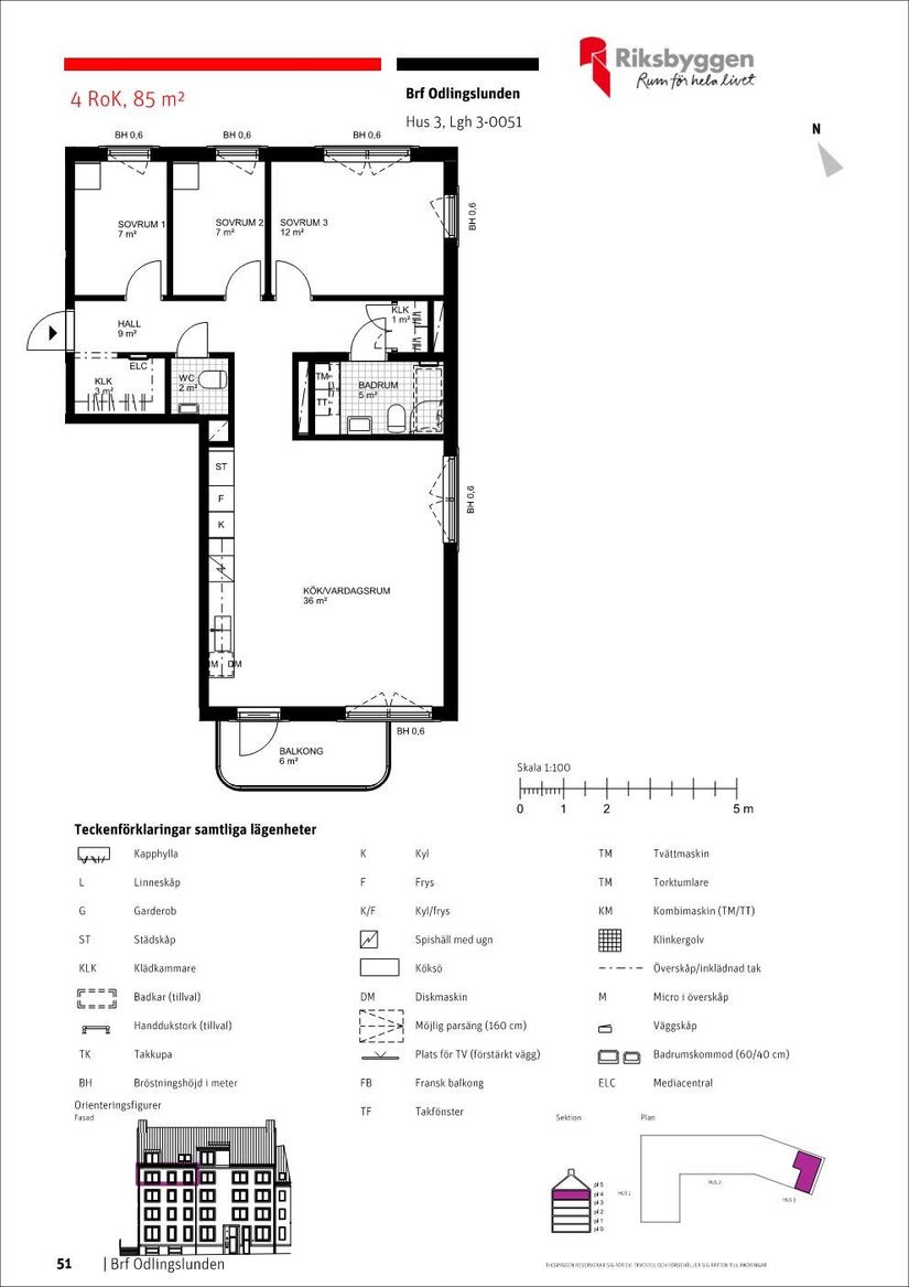 Bostadsrätt, Sigrids väg 27, lgh nr 45, Trädgårdsstaden, Upplands-Bro