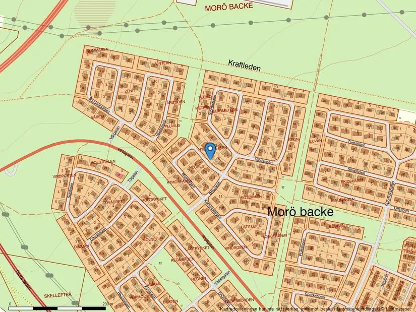 Villa, Molnstigen 20, Morö Backe, Skellefteå