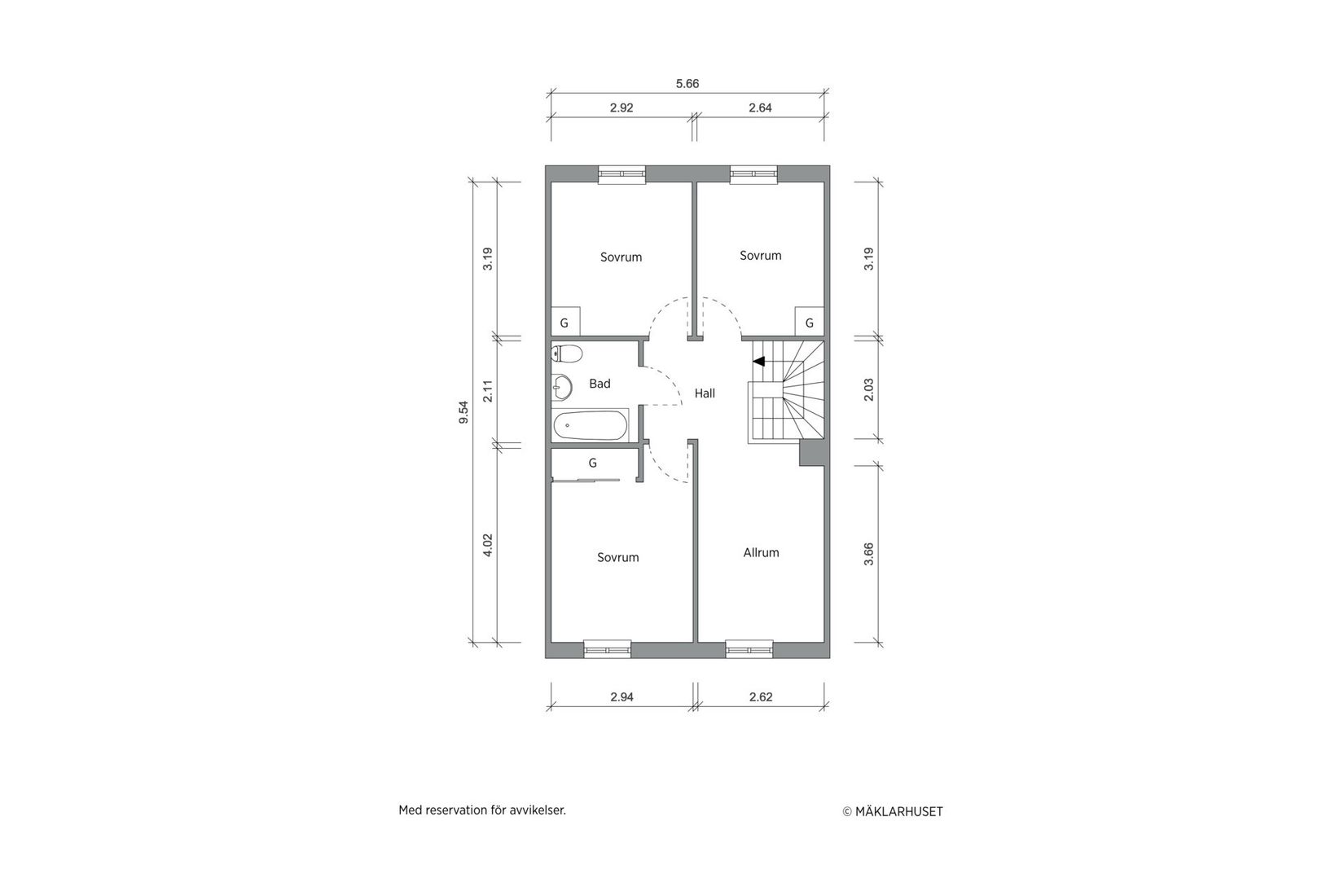 Radhus, Ulsavilagatan 25 e, Norra Ormesta, Örebro