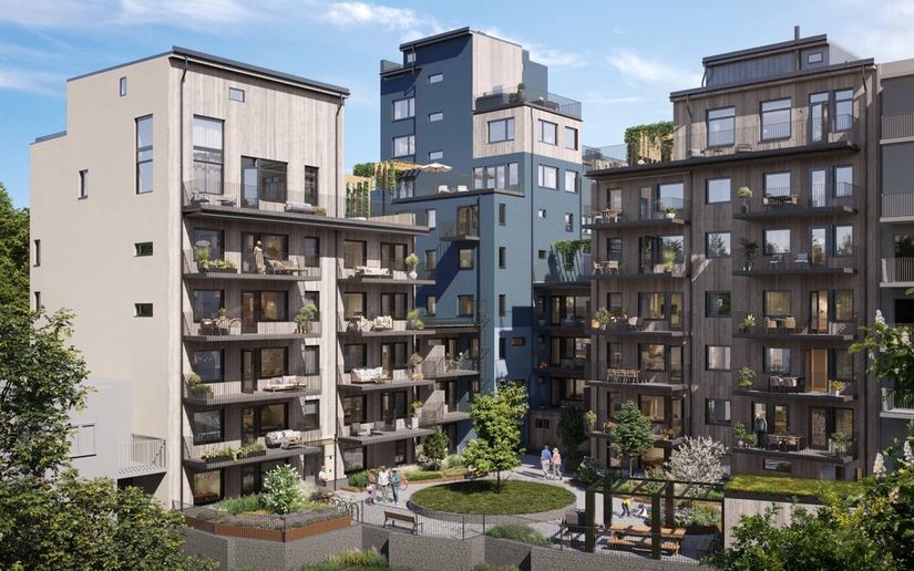 Bostadsrätt, Blå Tornet. Lägenheter för dig som är 55+ och vill bo smakfullt och bekvämt, i Täbys bästa läge. , Roslags Näsby, Täby