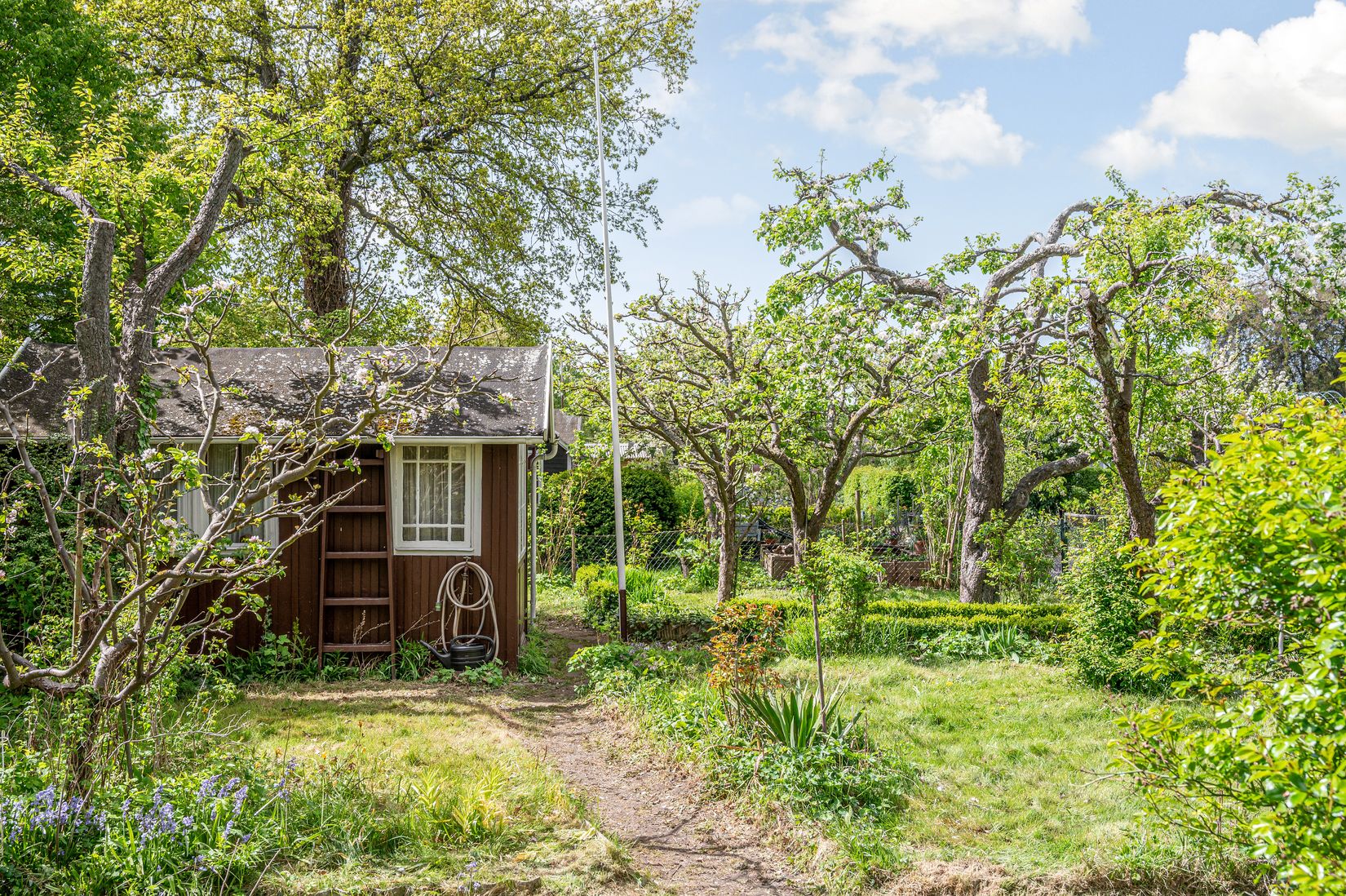 Fritidshus, Rådmansgatan 15 - kolonistuga (17&18) i koloniområdet S:t Månslyckan, Jutahusen, Lund