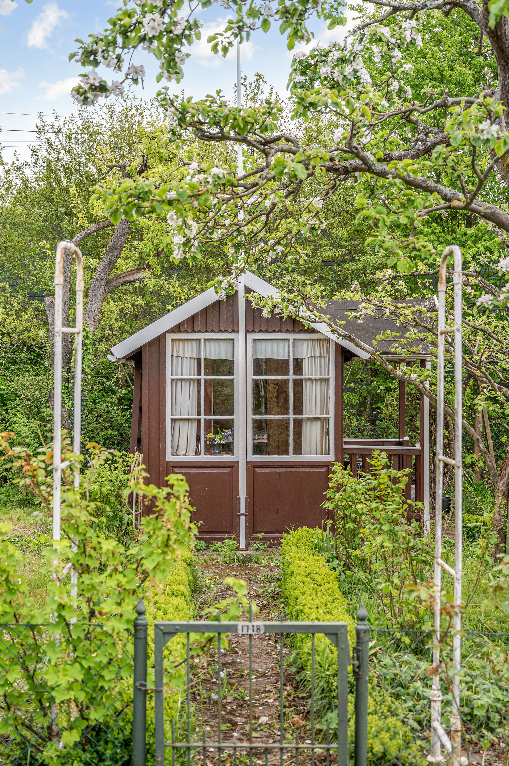 Fritidshus, Rådmansgatan 15 - kolonistuga (17&18) i koloniområdet S:t Månslyckan, Jutahusen, Lund