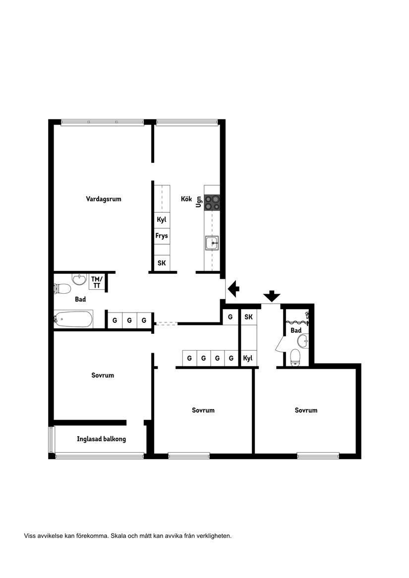Bostadsrätt, Lingonstigen 23, Kallkällan, Luleå