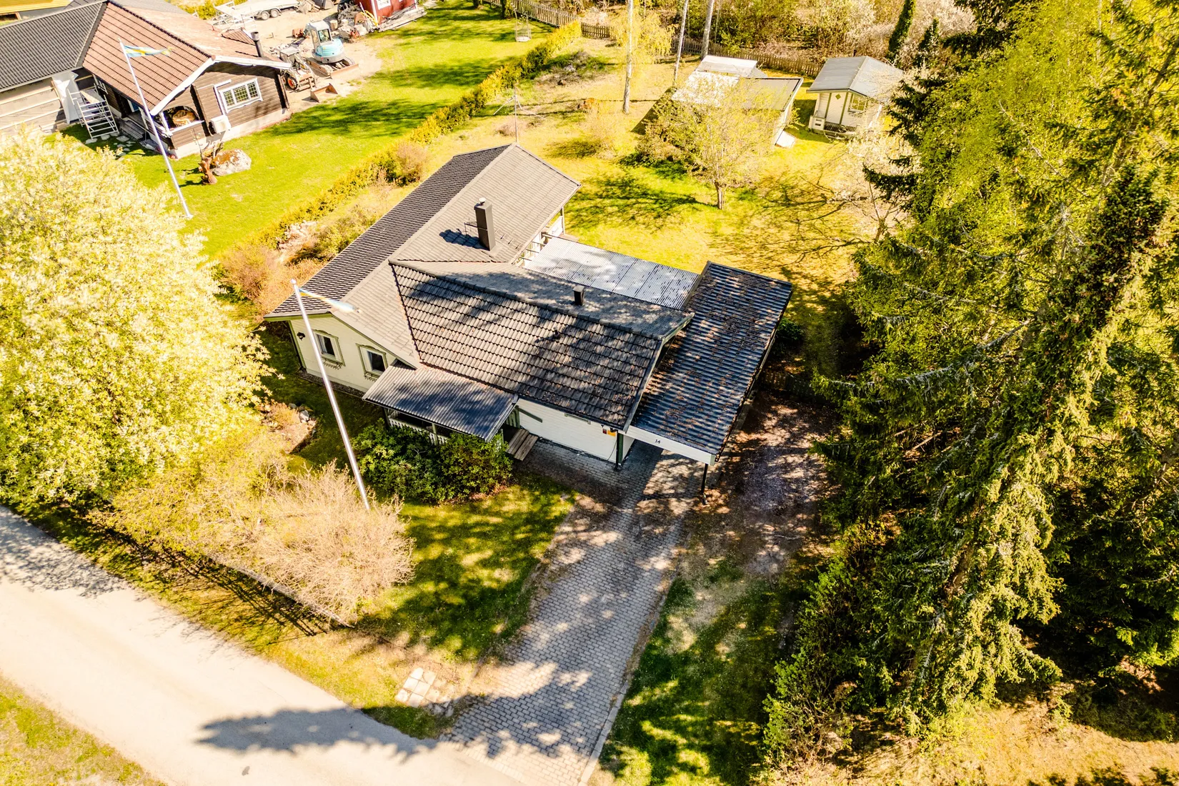 Villa, Fäbodvägen 14, Skokloster, Håbo