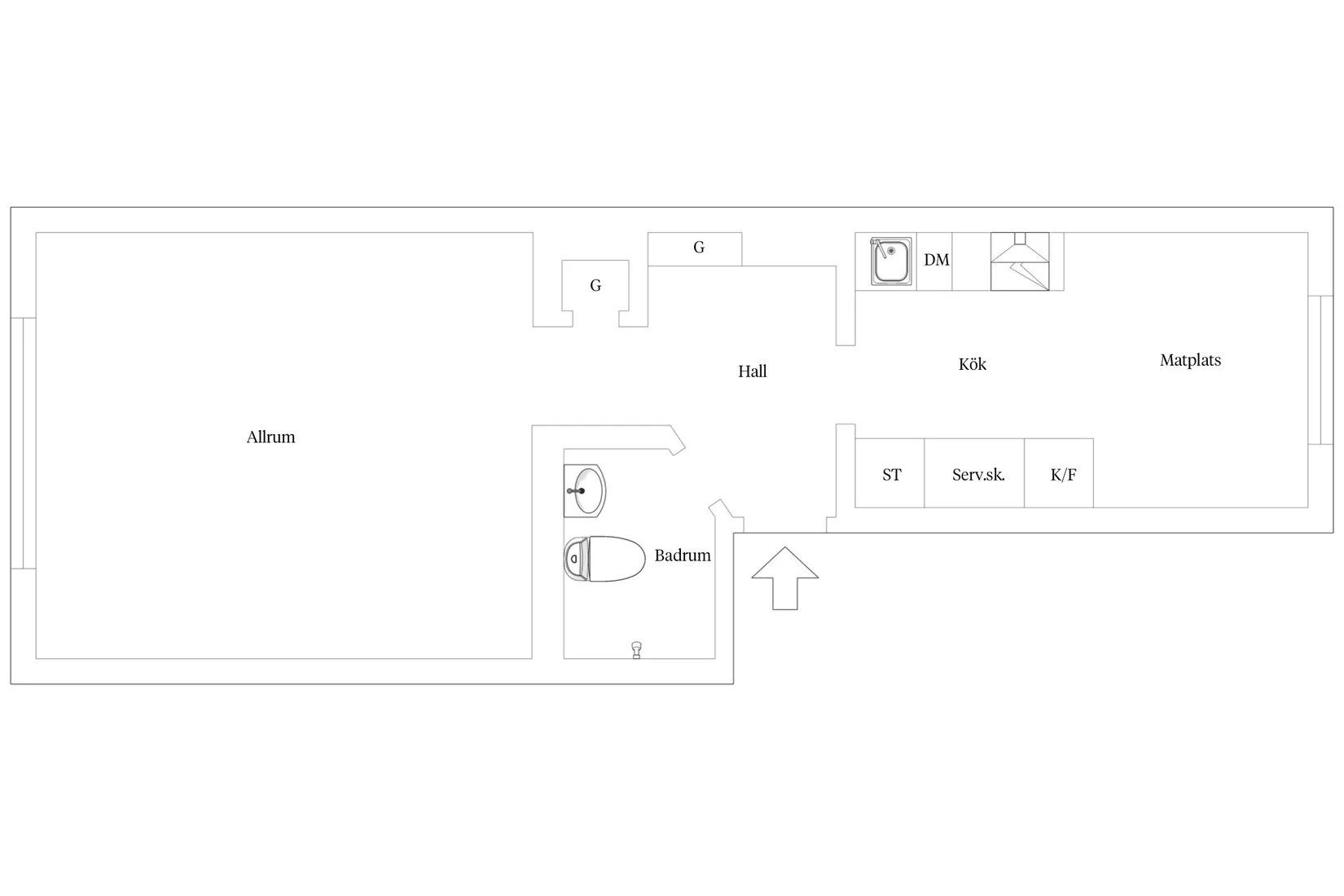 Bostadsrätt, Wrangelsgatan 4C, Lunden, Göteborg
