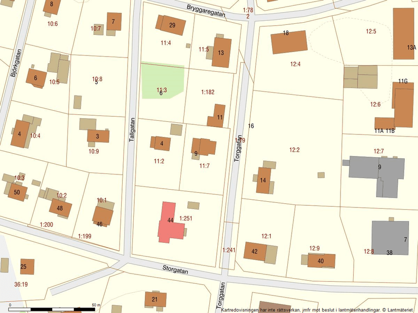 Villa, Torggatan 11 och Torggatan 9, Lidhult, Ljungby