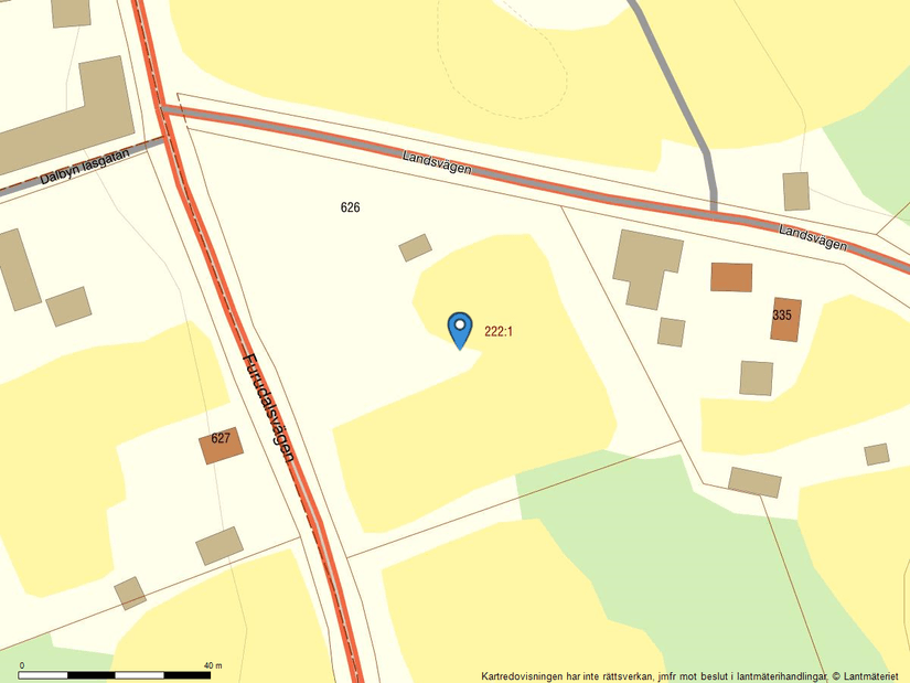 Tomt, Dalbyn Furudalsvägen 626, Dalbyn, Rättvik