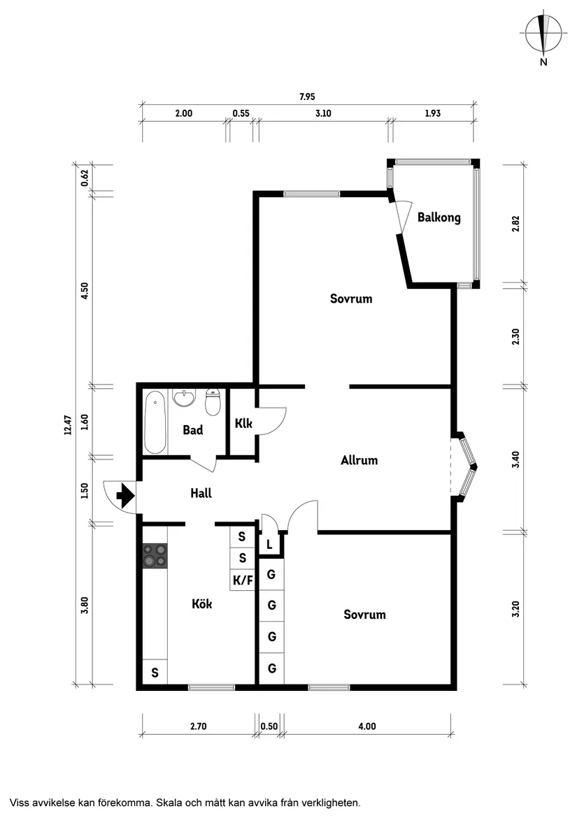 Bostadsrätt, Köpmangatan 15B, Perstorp