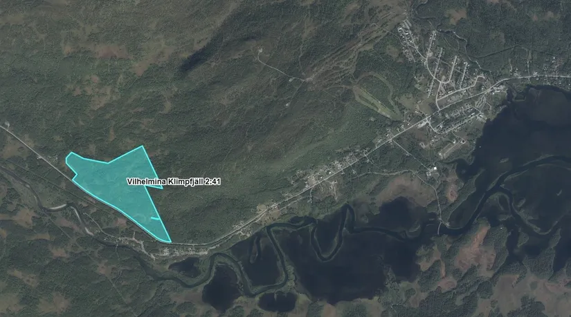 Tomt, Solsidan Klimpfjäll, Klimpfjäll, Vilhelmina