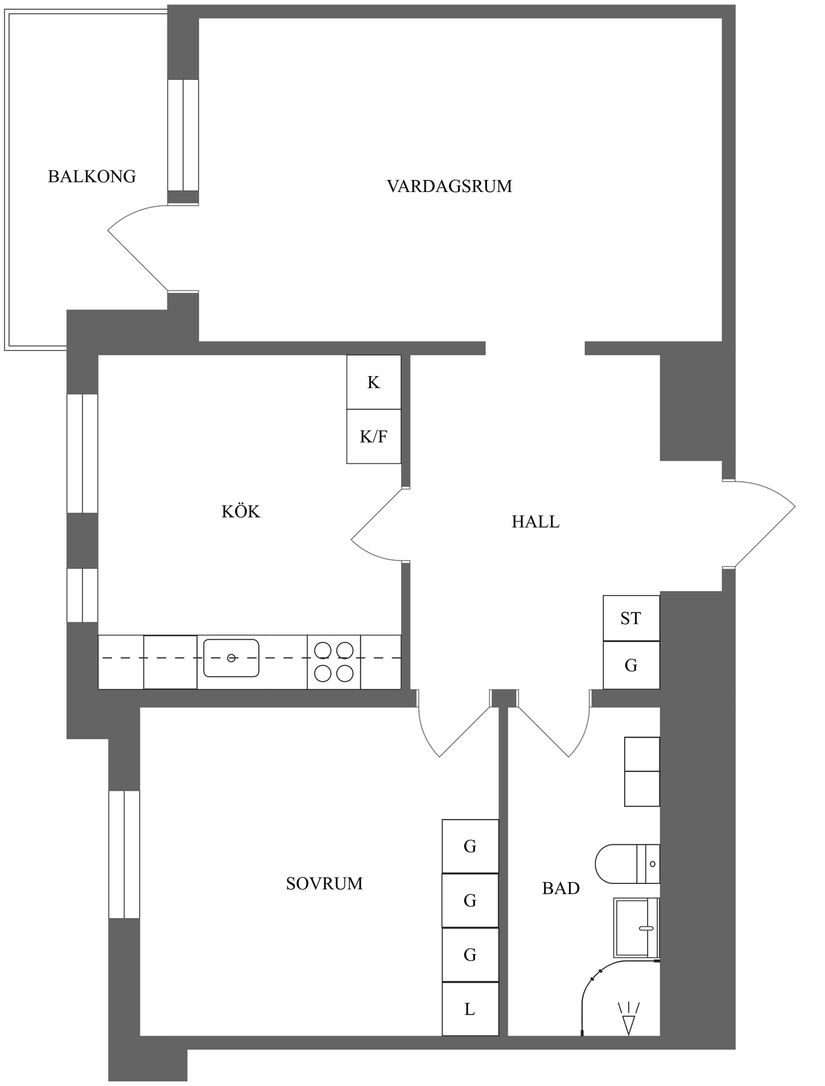 Bostadsrätt, Bråddgatan 25, Centralt, Norrköping