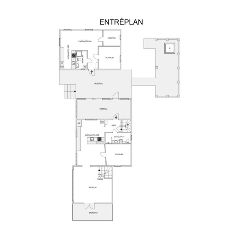 Villa, Ankarvägen 2 och 2 A, Bydalen, Sundsvall