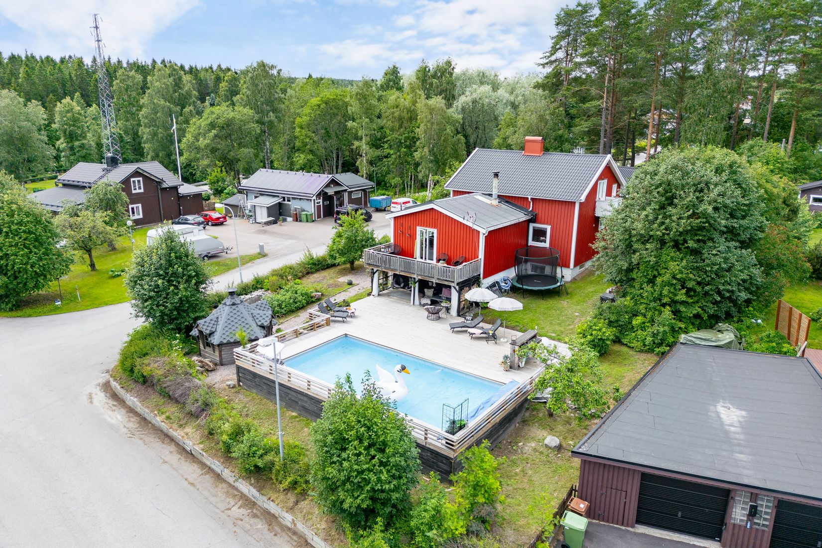 Villa, Ankarvägen 2 och 2 A, Bydalen, Sundsvall