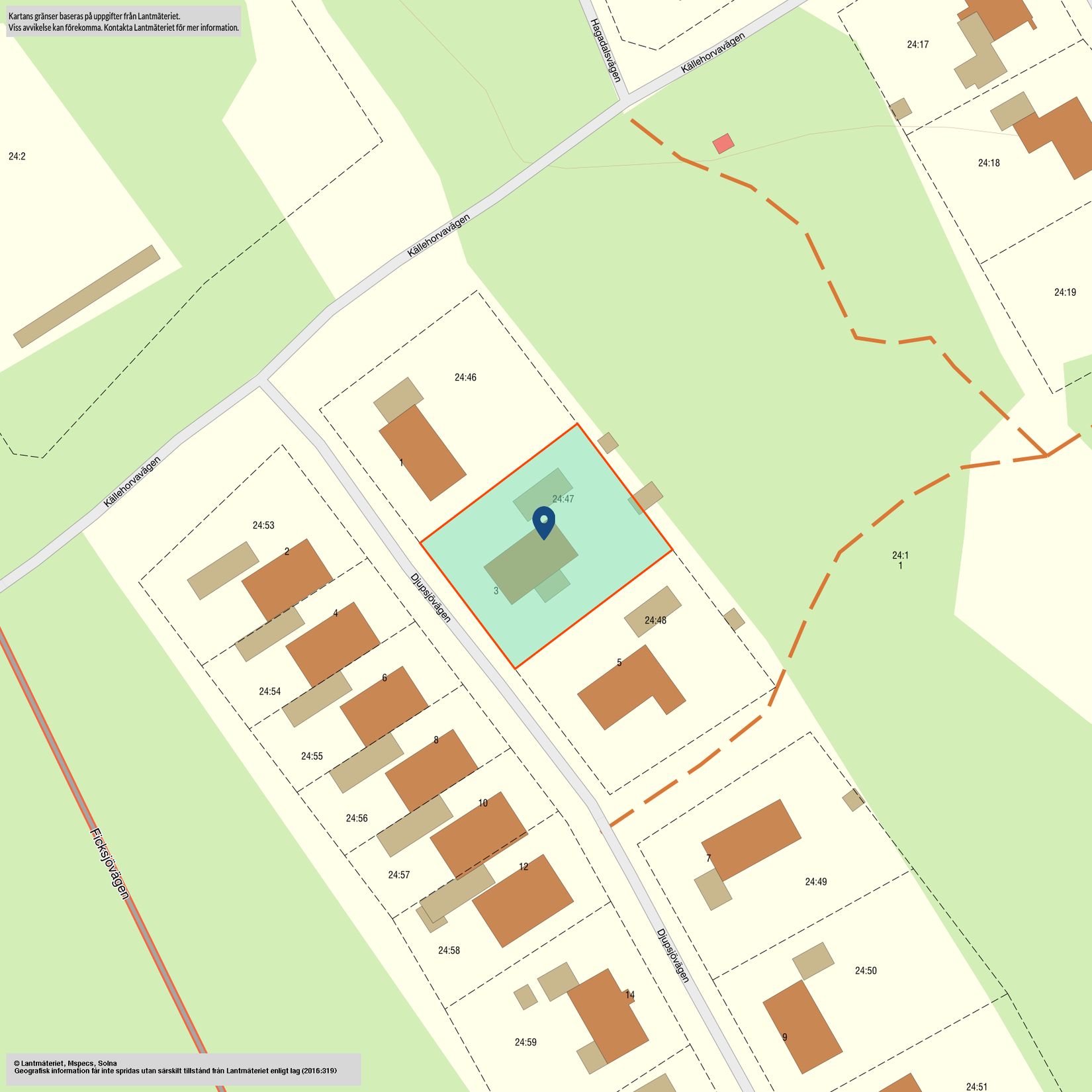 Villa, Djupsjövägen 3, Fårbo, Oskarshamn