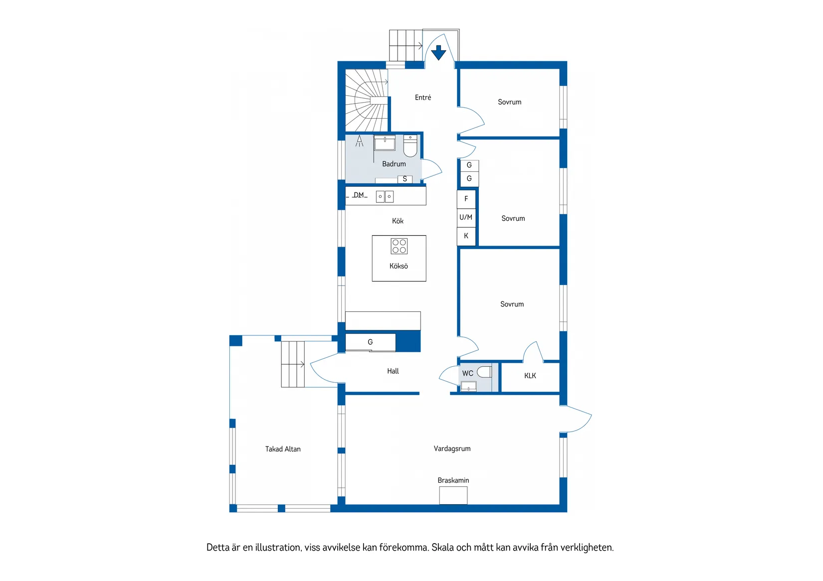 Villa, Krokvägen 10, Matfors, Sundsvall