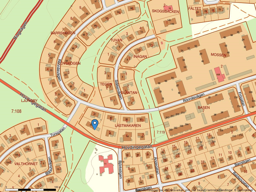 Villa, Rönnäsvägen 45, Rönnäs, Ljungby