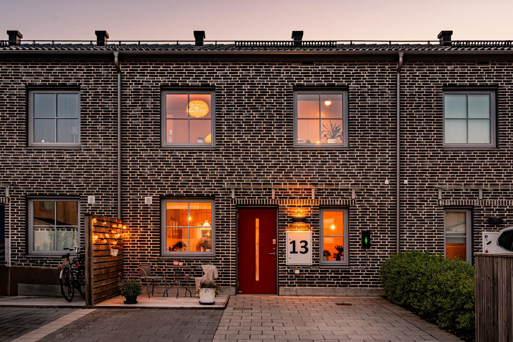 Radhus, Gråbondegatan 13, Gustavslund, Helsingborg