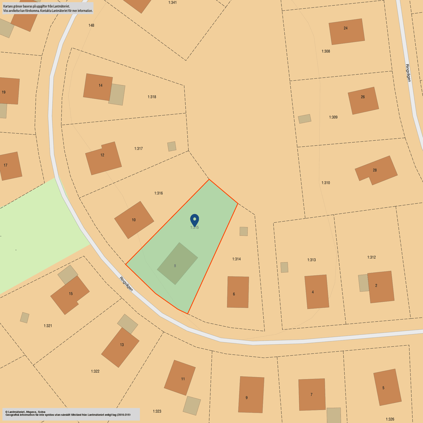 Villa, Ringvägen 8, Örnsköldsvik