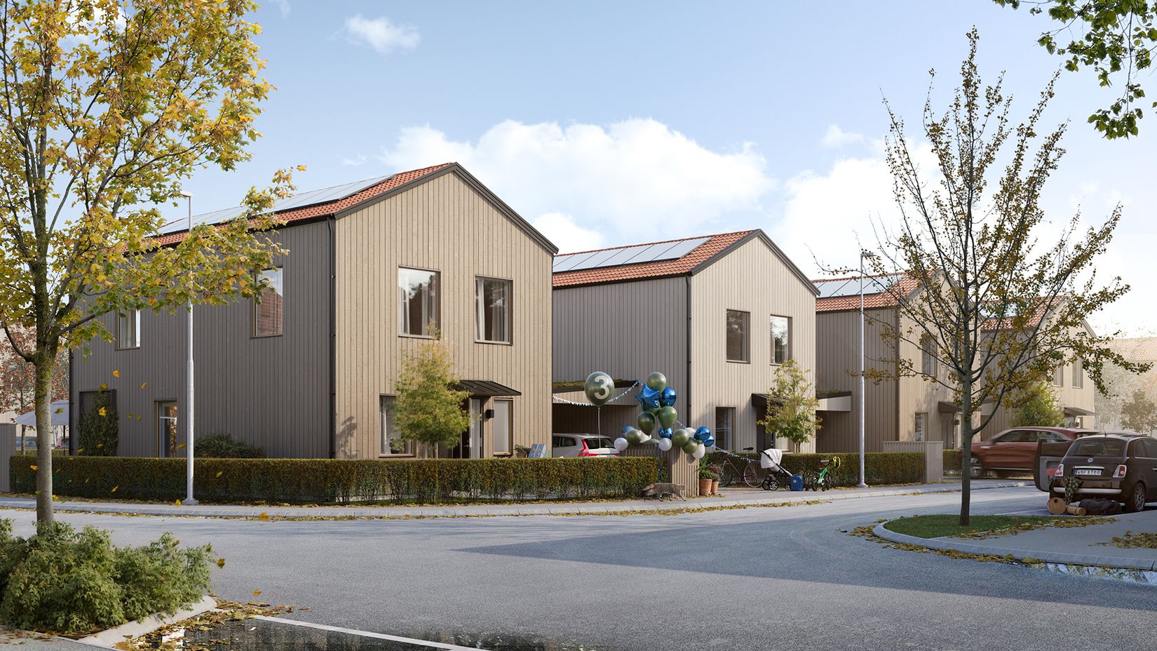 Villa, Radhus, Mandolinvägen 18, Dals Ängar , Falkenberg