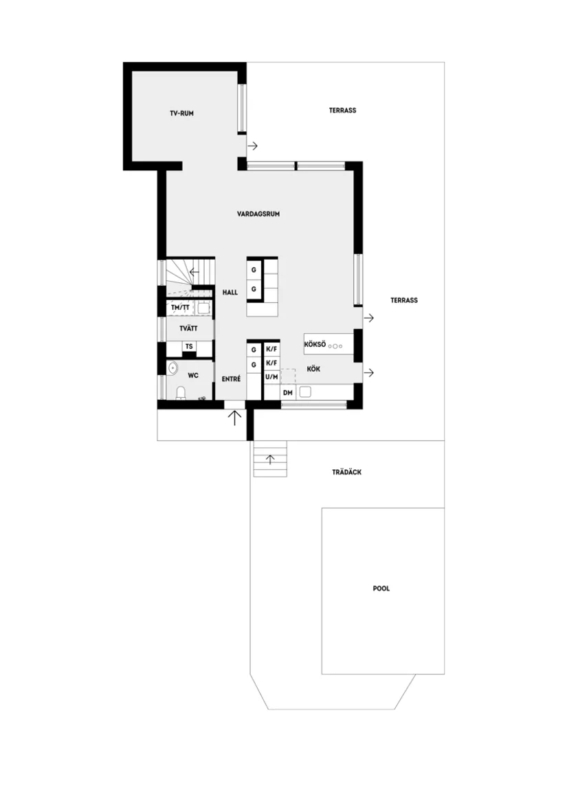 Villa, Gnejsvägen 15A, Roslags Näsby, Täby