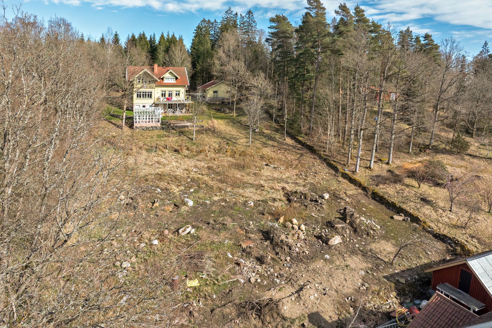 Tomt, Kyrkvägen 28, Västra Bodarna, Alingsås