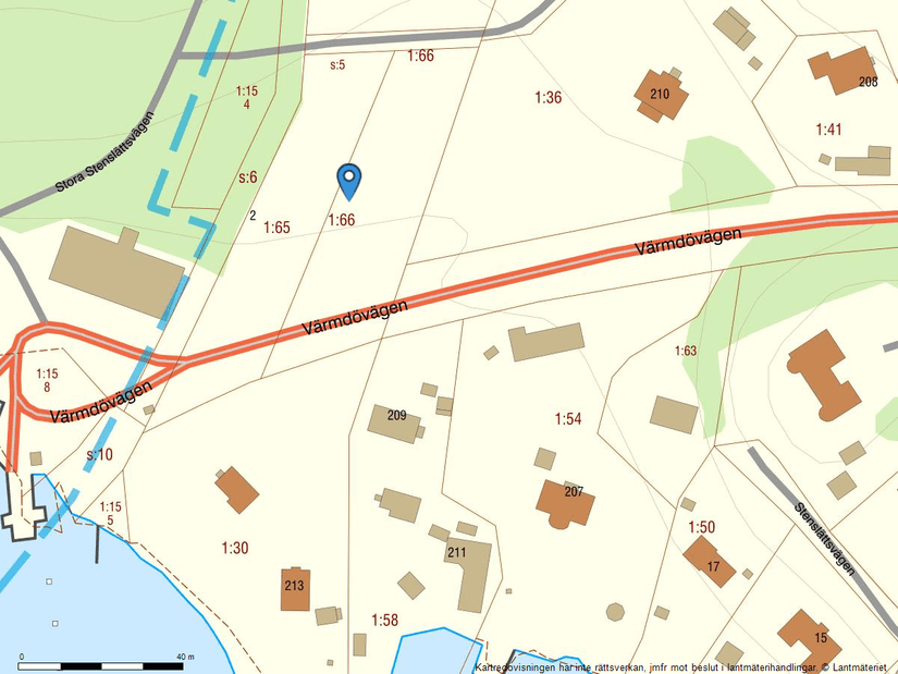 Tomt, Stora Stenslättsvägen 2, Värmdö